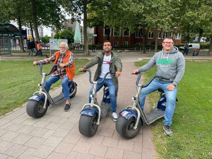 2 Hours Hamburg E-scooter Tour - Marco Polo Tower, Elbphilharmonie, and Sandtorhafen: how to watch the big icons