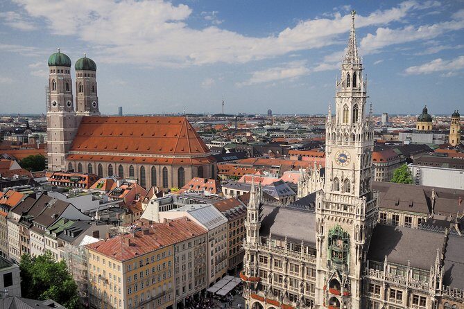 5 Top Churches in Munich Private Walking Tour - St. Peter’s Church and the tower panorama (when Alps views are possible)