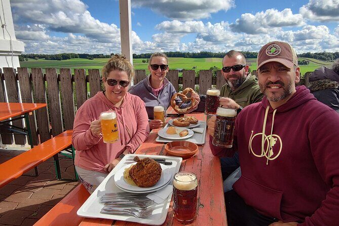 Andechs Monastery Beer Hike Food Experience Private Tour - Stop 1 at Andechs: church views, Bavarian food, and monk-brewed beer