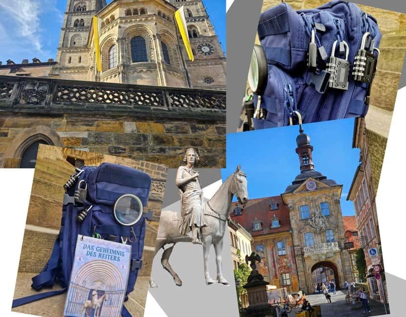 Bamberg: Outdoor escape game with puzzle backpack - The Bamberg Rider mystery: puzzles you can feel, not just see