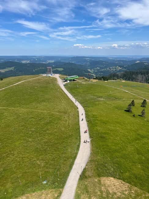 Basel: Black Forest, Waterfall &Mountain, Lakes Private Tour - Blackline Suspension Bridge and Todtnau Waterfall: Views Plus Water Noise