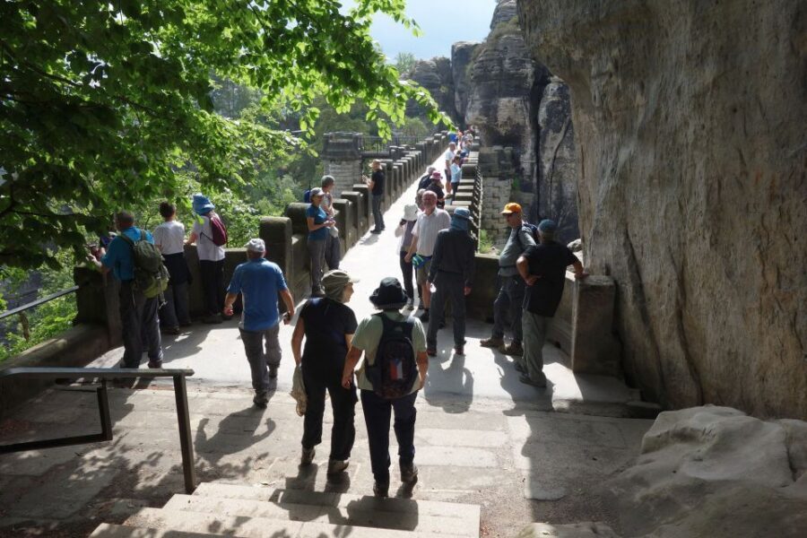 Bastei Bridge & Gorge Boat Ride - Day Trip from Dresden - Neurathen Castle and Rathen: quick stops that add “place” to the photos