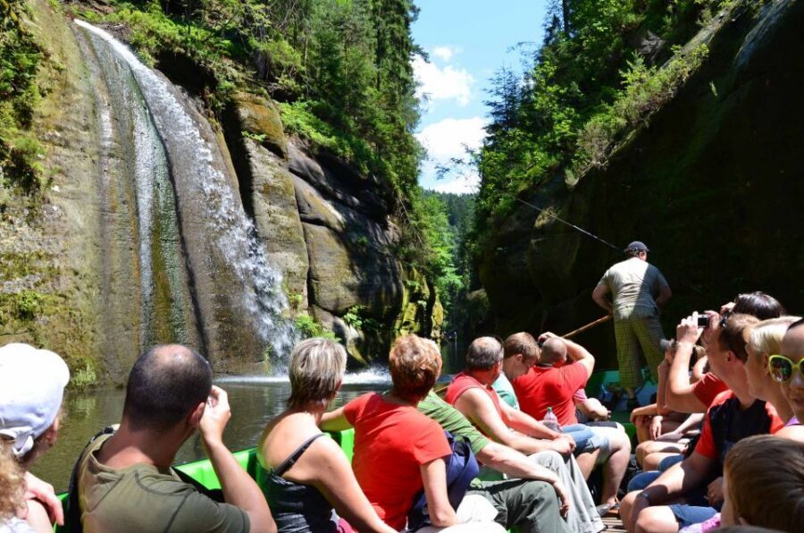 Bastei Bridge & Gorge Boat Ride - Day Trip from Dresden - Kamenice Gorge boat ride: fairy-tale cliffs, not a roller coaster