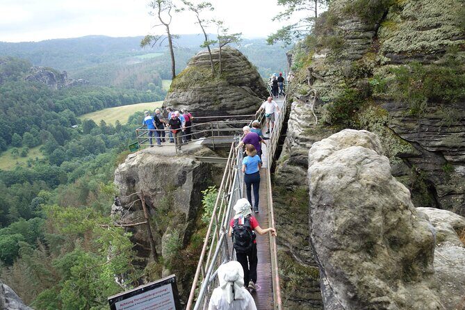 Bastei Bridge & Gorge Boat Ride – Scenic Day Trip from Dresden - Tisá Rocks (Tiske steny): The Rock Town With Narnia-Style Corners