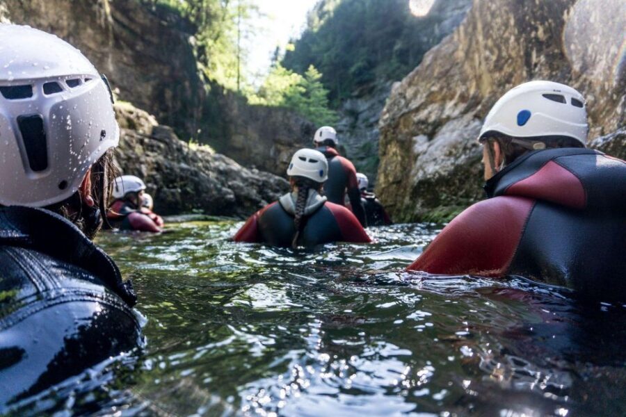 Bavaria: Schneizlreuth Canyoning for Beginners - Meeting at Outdoor-Center Baumgarten and getting suited up