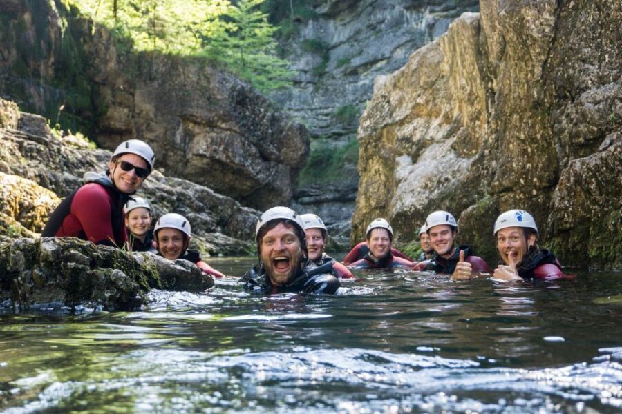 Bavaria: Schneizlreuth Canyoning for Beginners - Rappelling and abseiling up to 8 meters when jumping feels wrong