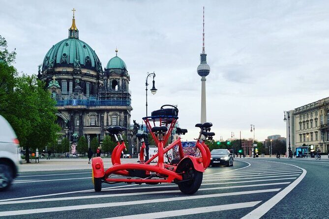 Beer Bike & Party Bike Highlights Berlin City Tour including pick-up - Pedal Power Meets Berlin’s Landmark Hit List