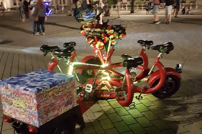 Beer Bike & Party Bike Highlights Berlin City Tour including pick-up - Friedrichstrasse: Ending on an entertainment mile vibe