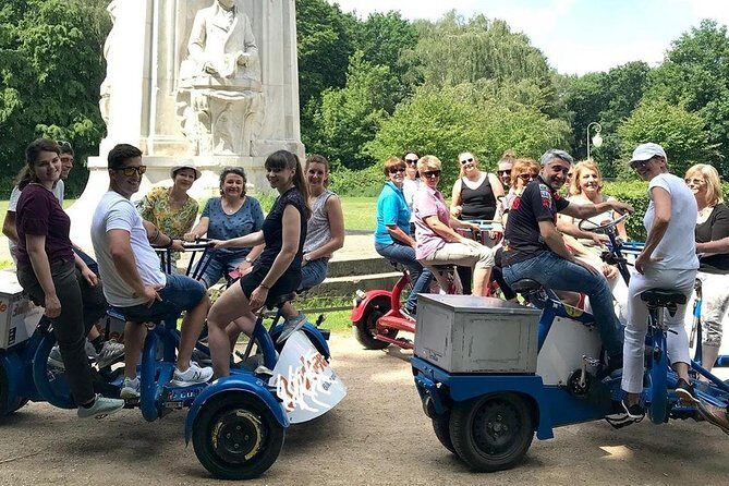 Beer Bike & Party Bike Highlights Berlin City Tour including pick-up - Guide energy and group mood: Leo, Michi, and the party-with-context balance