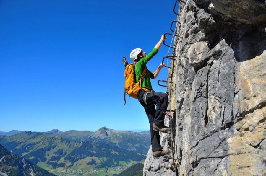 Berchtesgaden: Via Ferrata Beginner Tour of Schützensteig - The gear check moment: harness, helmet, gloves, and safety habits
