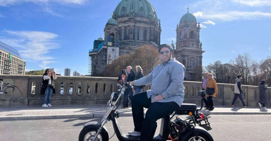 Berlin City: 2 Hour Guided Fat Tire E-Scooter Tour - First ride: training, helmets, and getting comfortable fast