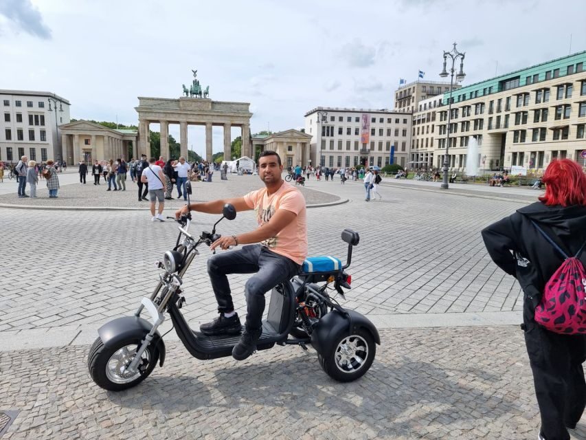 Berlin City: 2 Hour Guided Fat Tire E-Scooter Tour - Holocaust Memorial: a place that deserves your pace