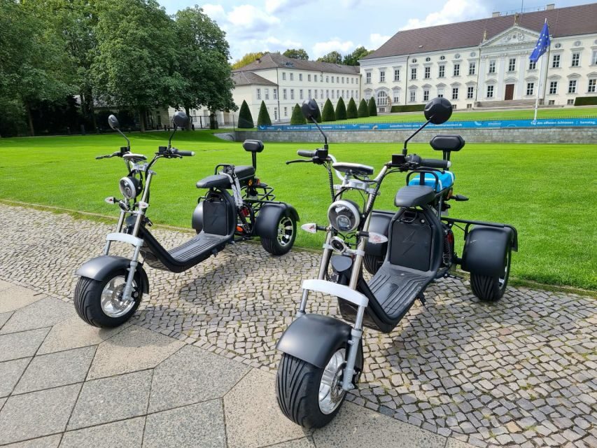 Berlin City: 2 Hour Guided Fat Tire E-Scooter Tour - Checkpoint Charlie and the Berlin Wall story in one stop
