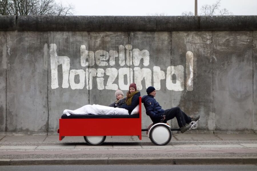 Berlin: City Sightseeing Tour in a Unique BedBike - The BedBike setup: comfort first, Berlin second