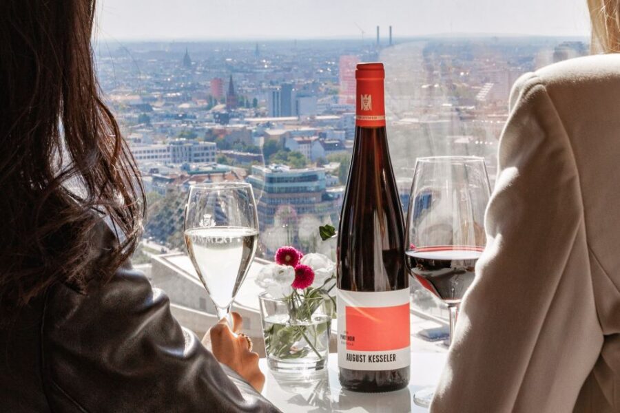Berlin: Combo-Ticket for Panoramapunkt with Crémant at Café - Kollhoff Tower vs. the TV Tower: what you actually get
