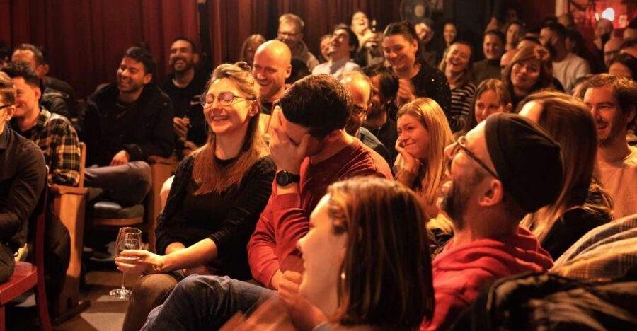 Berlin: Culture Shock Comedy Show - Entry and the East Berlin setting: the free shot moment