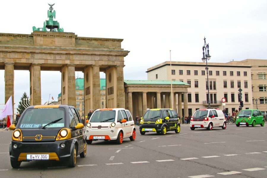 Berlin: E-Trabi City Tour - Key highlights at a glance
