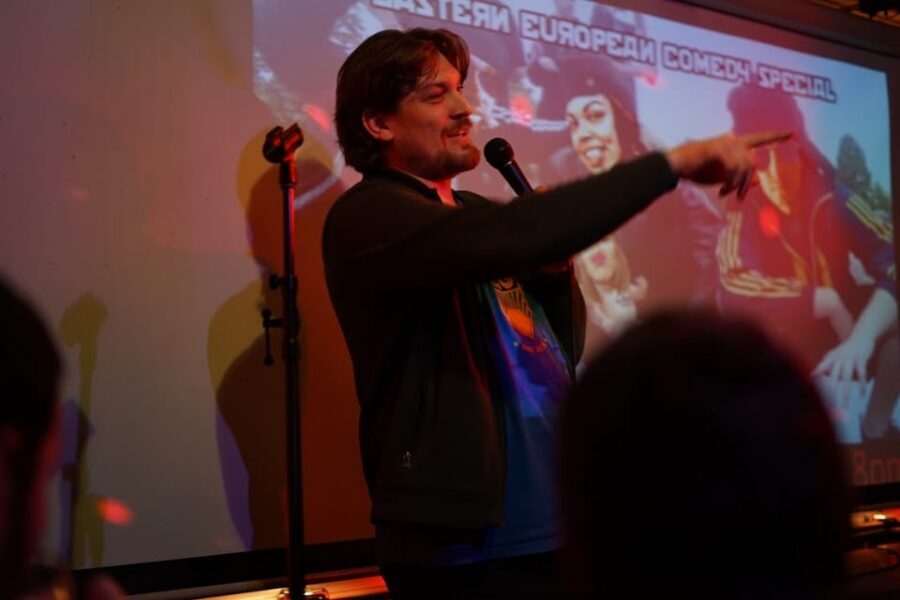 Berlin: Eastern European Comedy Special Ticket and Free Shot - English stand-up with Eastern European flavor: what you’ll actually laugh at