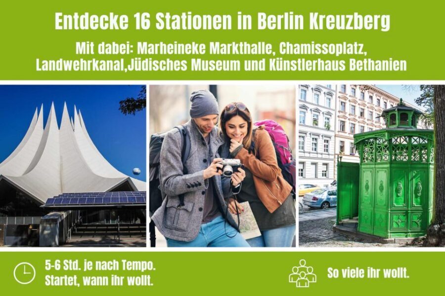 Berlin Kreuzberg: Scavenger Hunt Self-Guided Tour - Tempelhofer Berg to the Tempodrom: architecture and atmosphere