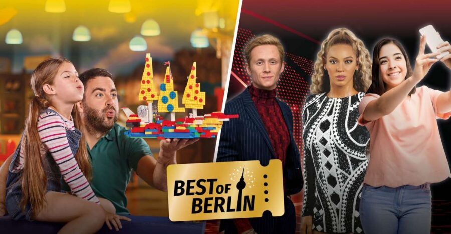 Berlin: LEGOLAND Discovery Centre and Madame Tussauds Ticket - 4D film and rides: short, energetic breaks for the family
