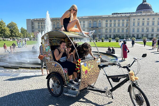 Berlin Rickshaw Tours Historical & Photo City Tour 120min - Sightseeing - Nikolaiviertel and the Kaiser Wilhelm Memorial Church: softer corners and big silhouettes
