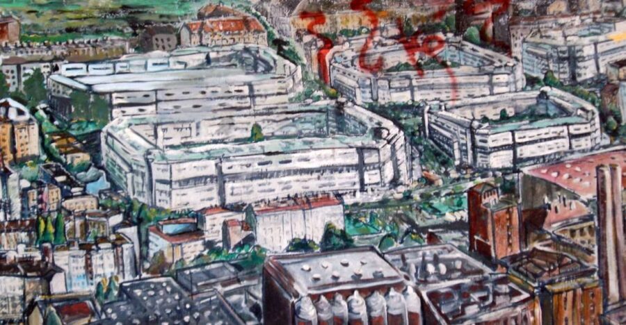 Berlin: Schillerkiez and Rollberg Walking Tour - Tree-lined streets, cafés, and the Schiller Promenade angle