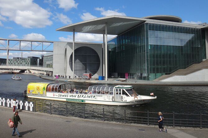 Berlin sightseeing boat tour on the Spree - The Humboldt Forum in Berlin Palace: culture in the shell of a royal building