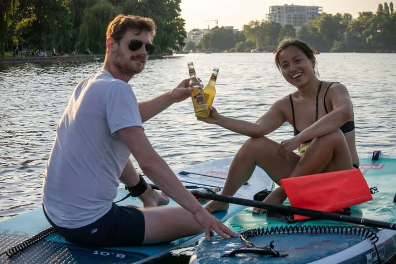 Berlin: SUP Sunset Tour to the Molecule Man - Oberbaum Bridge Area Views: City Meets River Reality