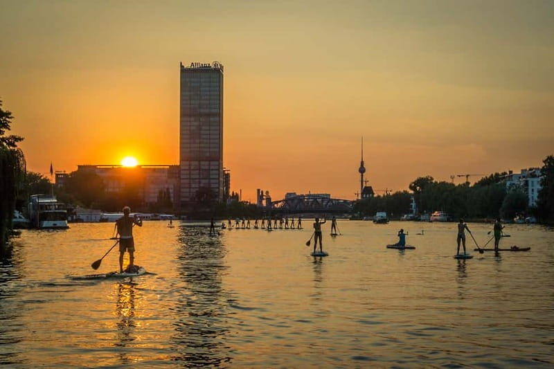 Berlin: SUP Sunset Tour to the Molecule Man - Getting to Funkhaus Berlin Without the Headache