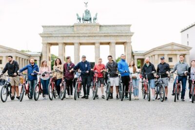 Best of Berlin E-Bike Tour - Checkpoint Charlie and the Berlin Wall stretch you can still see