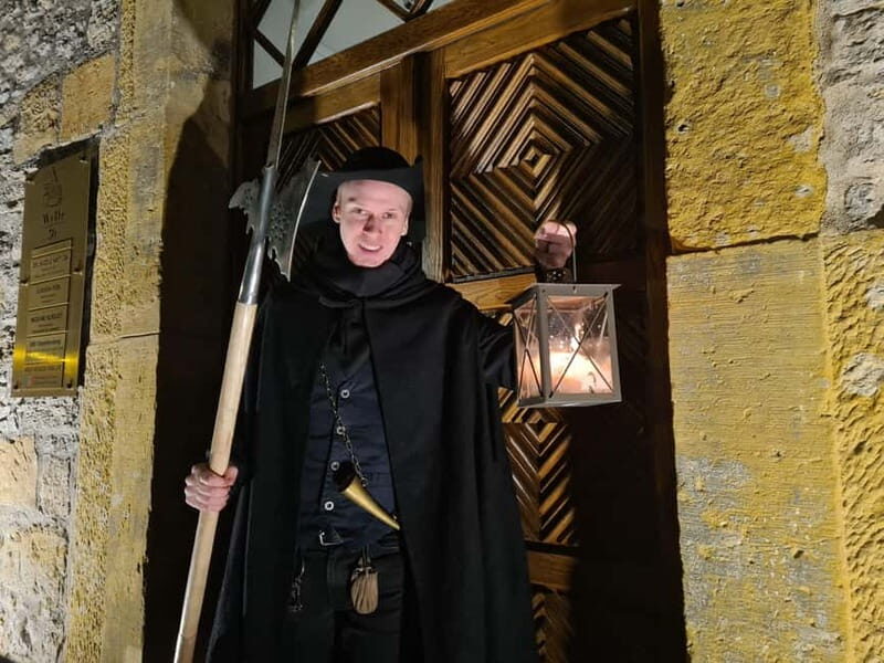 Bielefeld: Night watchman guided tour (adventure tour) - Town wall ruins and the myths that cling to corners