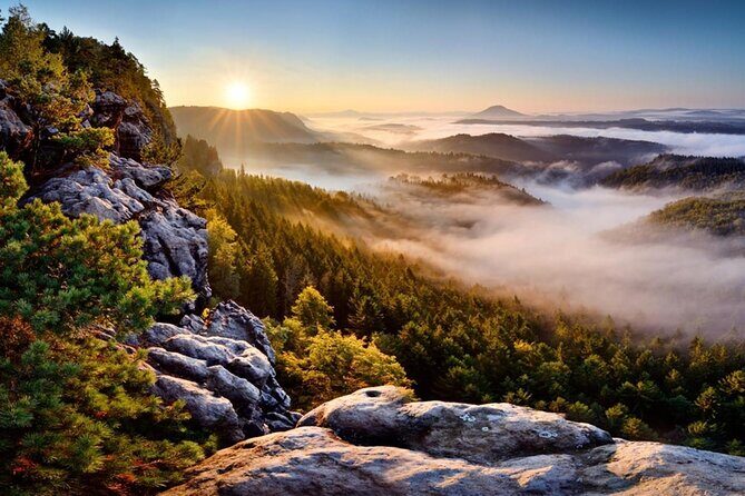 Bohemian and Saxon Switzerland All inclusive trip - Hiking Tour - Kamenice Gorge and the boat ride: walking, then drifting