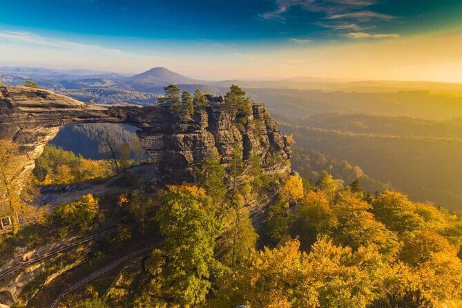 Bohemian and Saxon Switzerland All inclusive trip - Hiking Tour - Hřensko stop: a pause in the lowest point-of-Czech-ia story