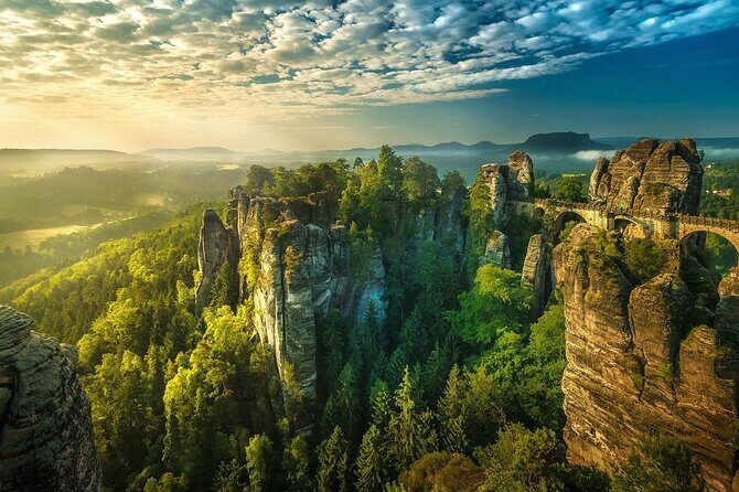 Bohemian and Saxon Switzerland All inclusive trip - Hiking Tour - Neurathen Castle and the Bastei Bridge walk: where the day clicks