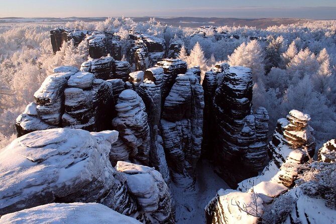 Bohemian and Saxon Switzerland All inlusive trip - Fantasy Tour - Bastei Bridge: the Elbe canyon view that doesn’t need explaining