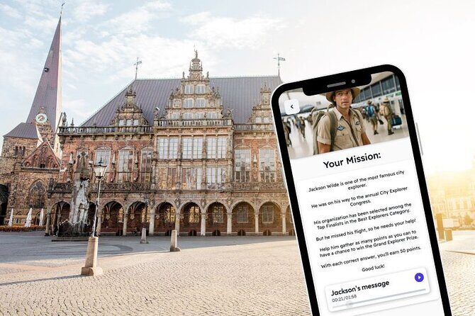 Bremen Exploration Private Game and City Tour on your Phone - A phone game city tour across Bremen in about three hours