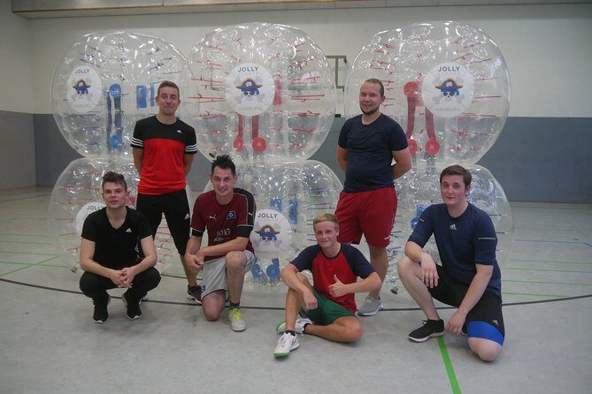 Bubble soccer in the center of Hamburg with beer / champagne - Your 90 Minutes: What the Session Feels Like