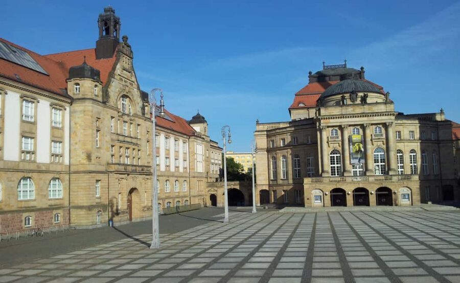 Chemnitz city tour - The Castle District Ending: Origins of the Modern Center
