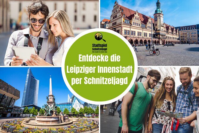 City game scavenger hunt Leipzig city center - independent city tour - Getting around Leipzig center: start point and ending point matter