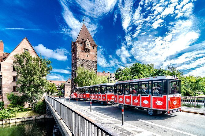 City tour through Nuremberg with the Bimmelbahn - The one real drawback: fogged windows on wet days