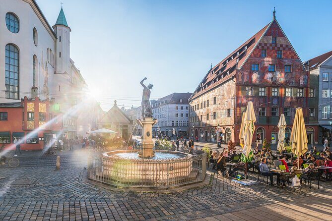 Classic city tour in the World Heritage City of Augsburg - The Town Hall Stop: Golden Hall vs. Roman Camp or Brecht House
