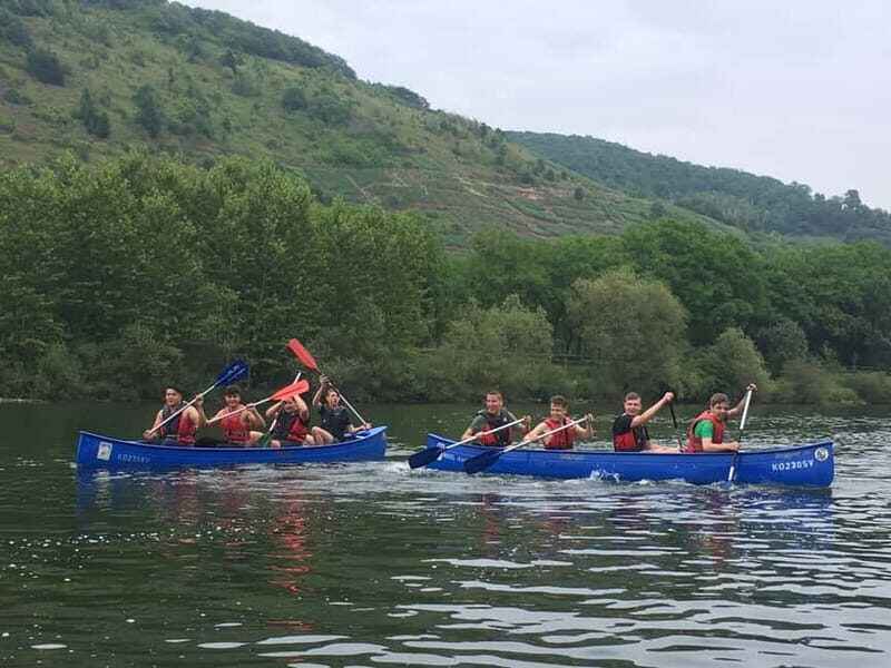 Cochem, Mosel: Mit dem Kanu zum Winzer - The First Minutes on the Water: Instruction and Dry-Bag Confidence