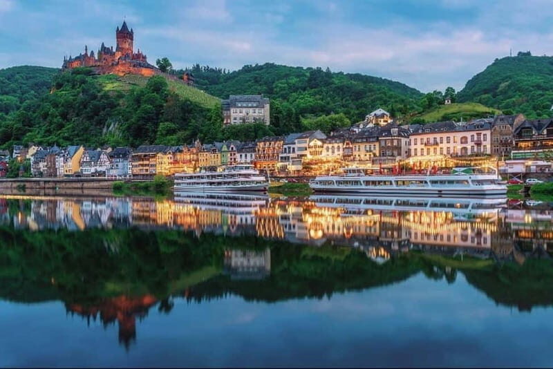 Cochem: Panorama Rundfahrt 1 Stunde, Ausstieg Ernst möglich - The route in plain terms: downstream first, then the castle returns