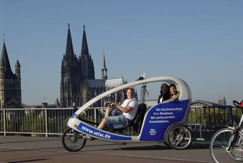 Cologne: Rickshaw city tour perpedalo - Where the tour starts: Café Reichard and Unter Fettenhennen 11