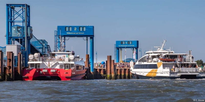 Dagebüll - Heligoland: One-way ferry ride - Meeting point: Amrum/Föhr ferry pier in Dagebüll