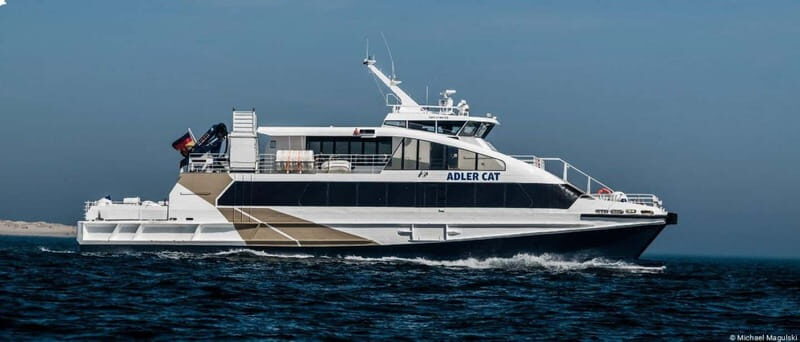 Dagebüll - Heligoland: One-way ferry ride - The ships: MS Adler Rüm Hart vs MS Adler Cat