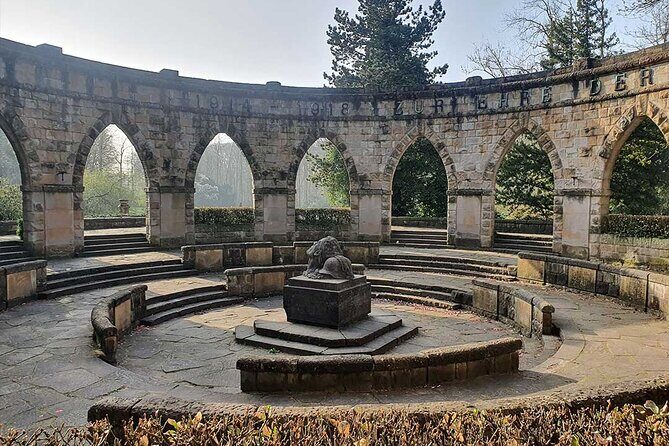 Digital scavenger hunt around Wittringen Castle in Gladbeck - The walking route: castle park to the memorial