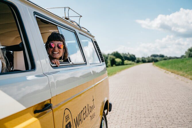 Discover Hamburg in a retro Bulli - Stop 1: Energiebunker Wilhelmsburg and the sustainability story in plain sight