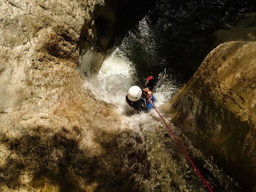 Dornbirn: Kobelach Canyon Exploration and Abseiling Tour - Boulder Piles and Calm Pools: Where the Canyon Teaches Balance