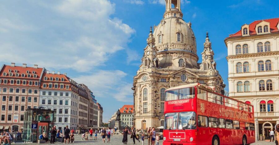 Dresden: City Sightseeing Tour with Live Guide - What you actually get on the bus: live guide, not just a route